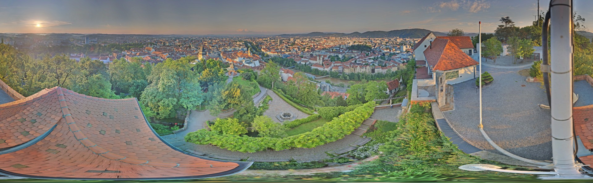 Archived image Graz: Webcam Castle Rock