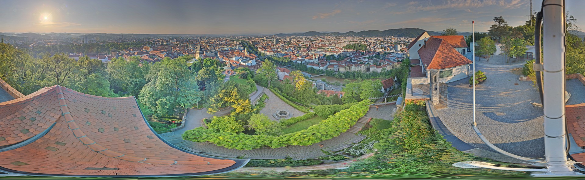 Archived image Graz: Webcam Castle Rock