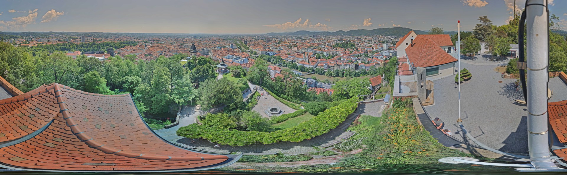 Archived image Graz: Webcam Castle Rock