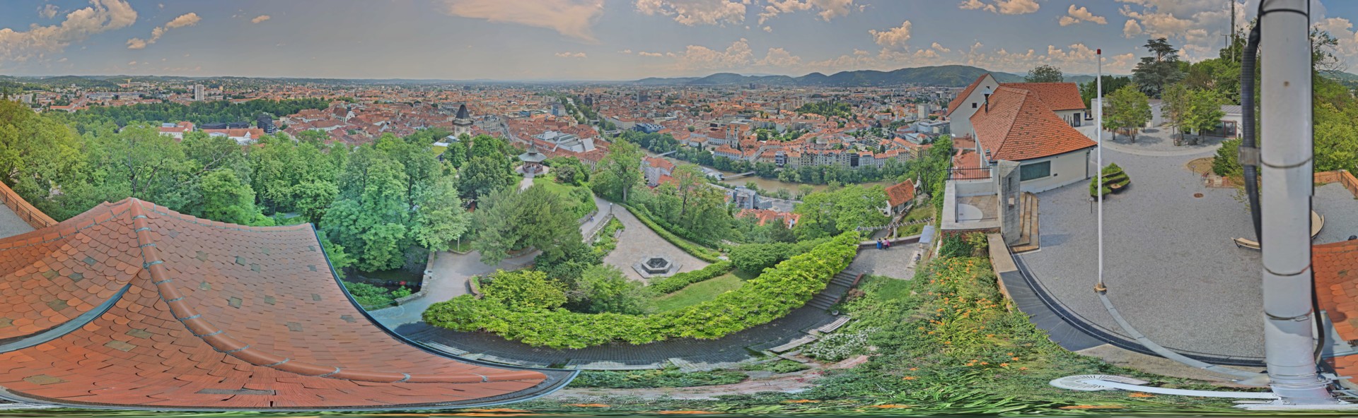 Archived image Graz: Webcam Castle Rock