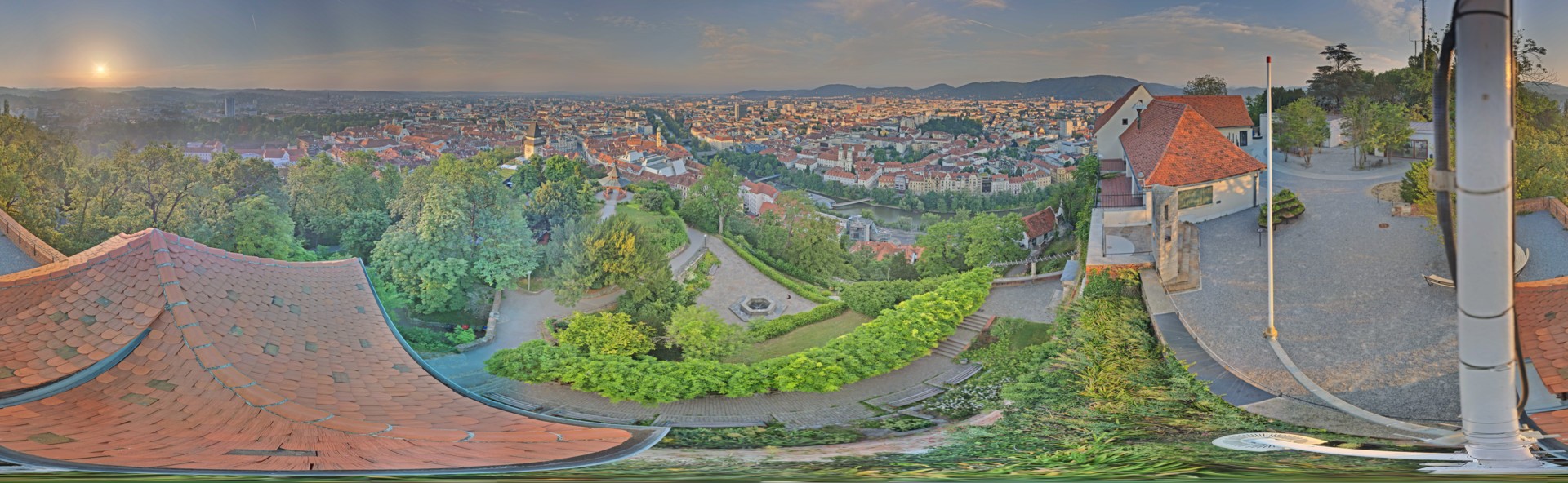 Archived image Graz: Webcam Castle Rock