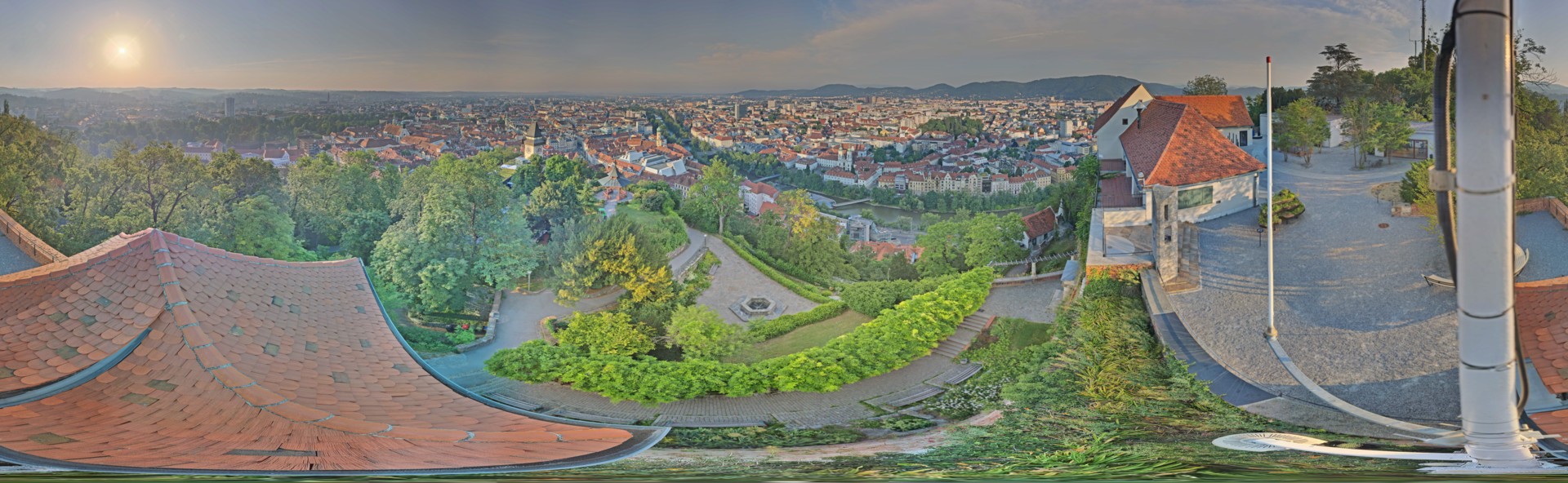Archived image Graz: Webcam Castle Rock