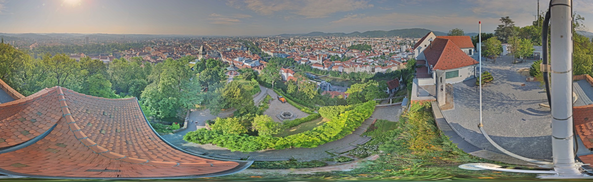 Archived image Graz: Webcam Castle Rock