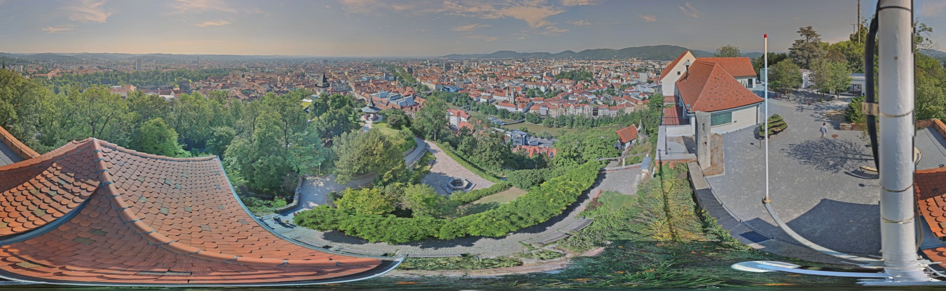 Archived image Graz: Webcam Castle Rock