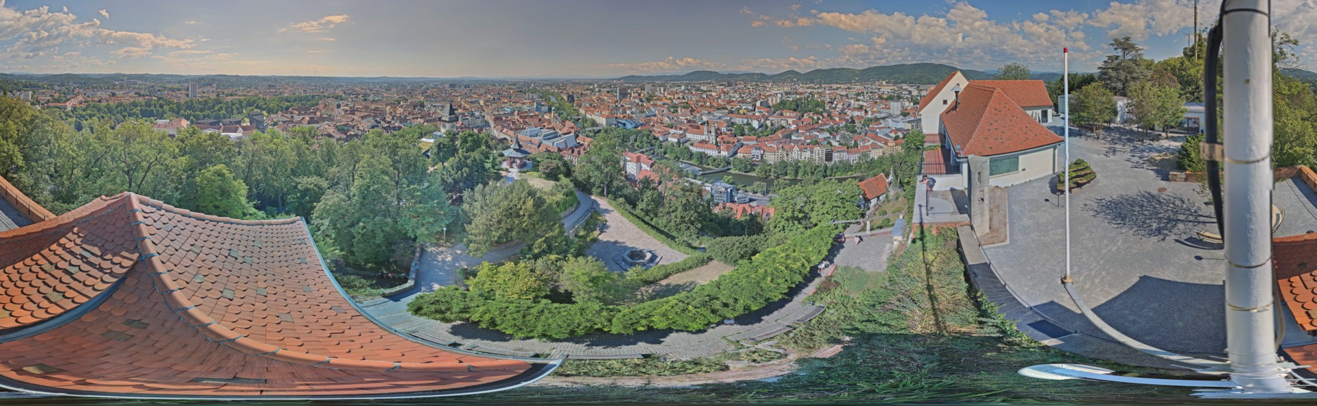 Archived image Graz: Webcam Castle Rock