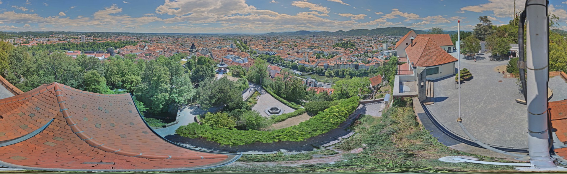 Archived image Graz: Webcam Castle Rock