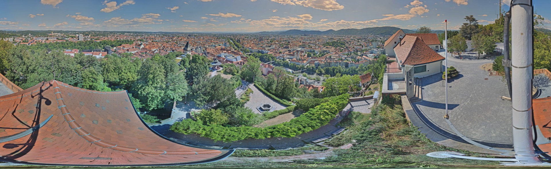 Archived image Graz: Webcam Castle Rock