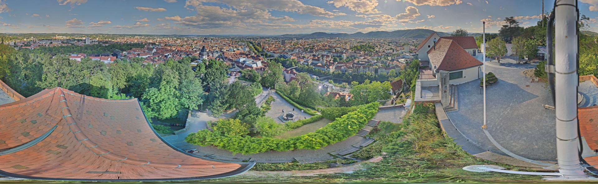 Archived image Graz: Webcam Castle Rock