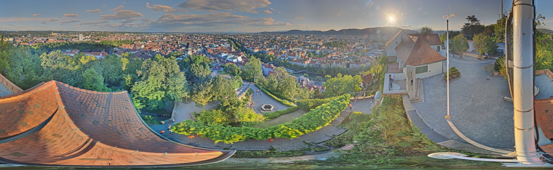 Archived image Graz: Webcam Castle Rock