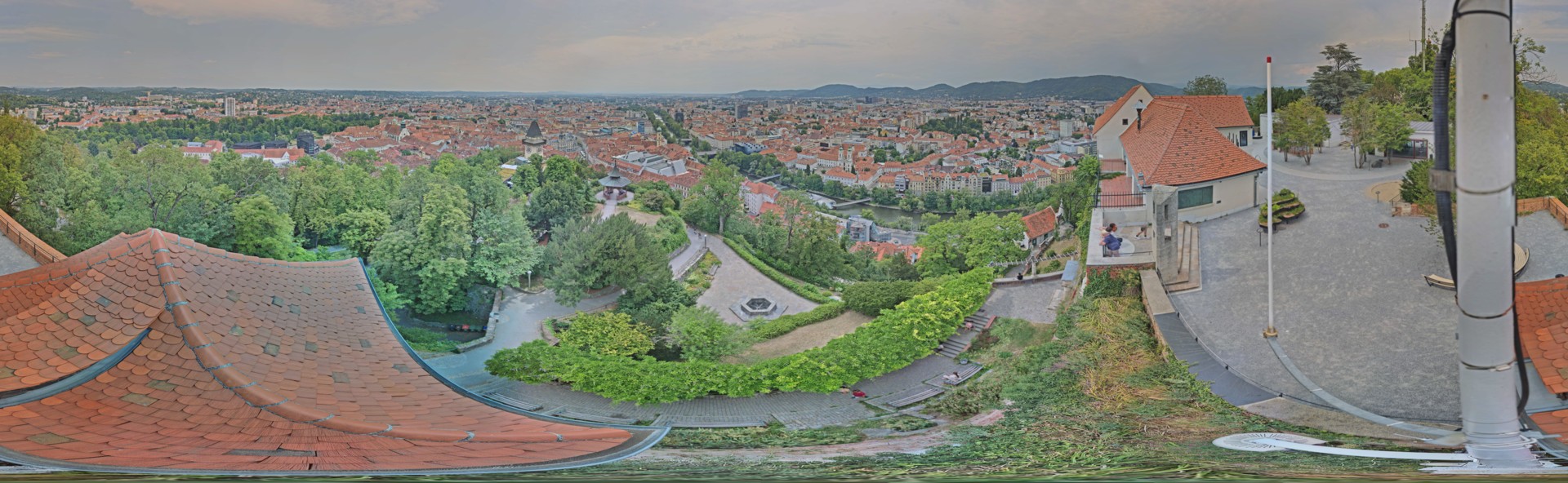 Archived image Graz: Webcam Castle Rock