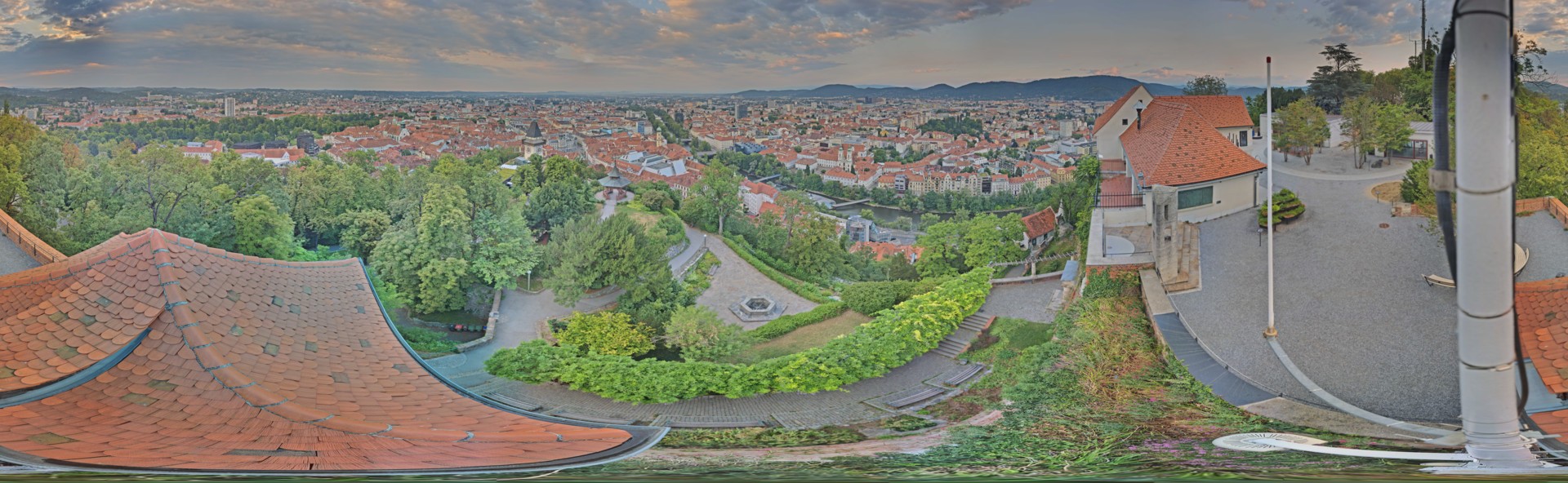 Archived image Graz: Webcam Castle Rock
