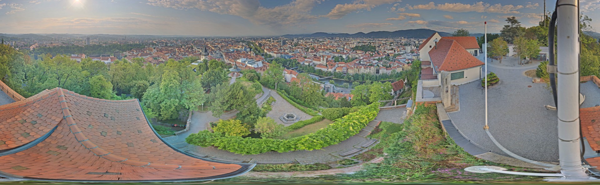 Archived image Graz: Webcam Castle Rock