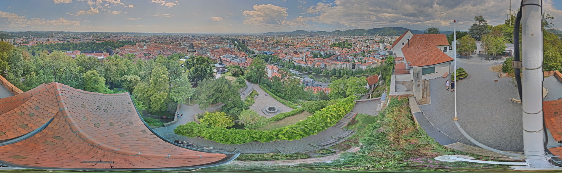 Archived image Graz: Webcam Castle Rock
