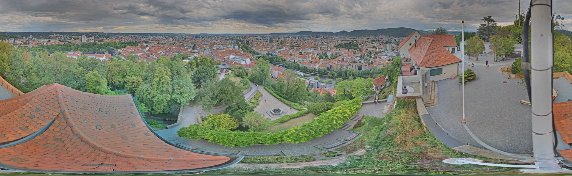 Archived image Graz: Webcam Castle Rock