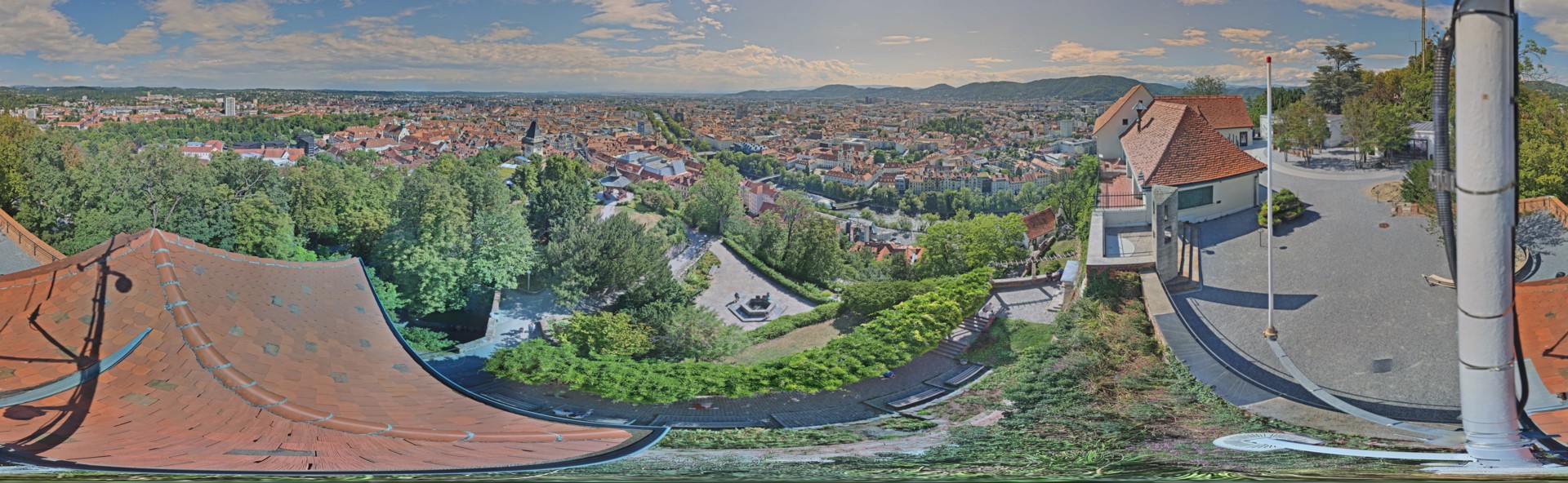 Archived image Graz: Webcam Castle Rock