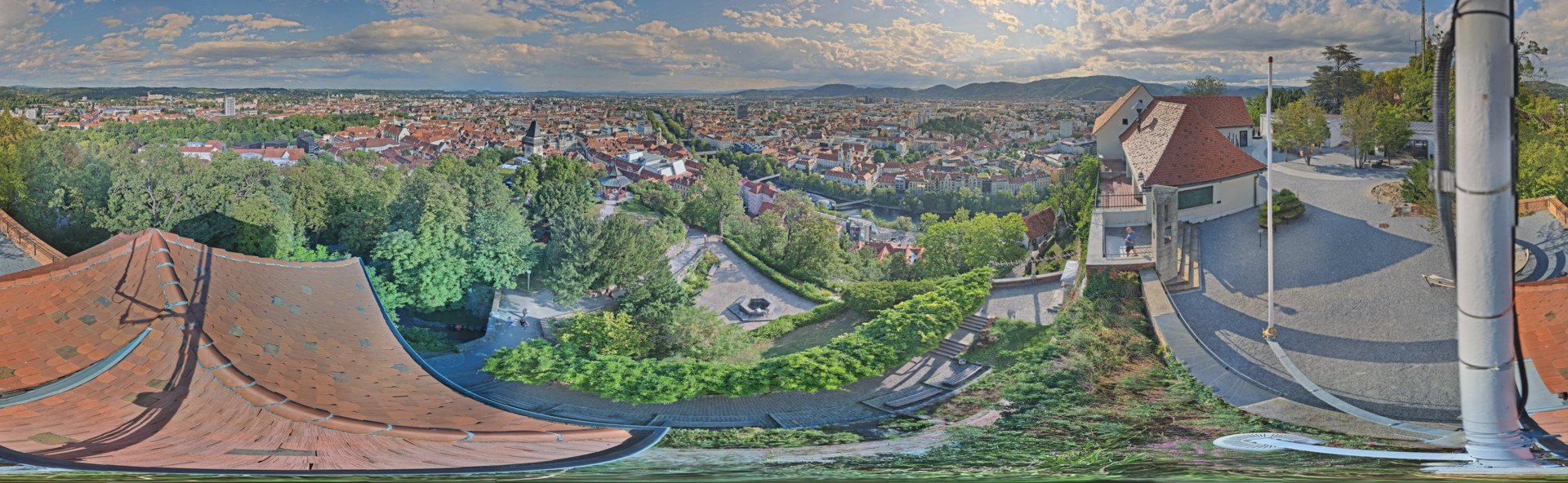 Archived image Graz: Webcam Castle Rock
