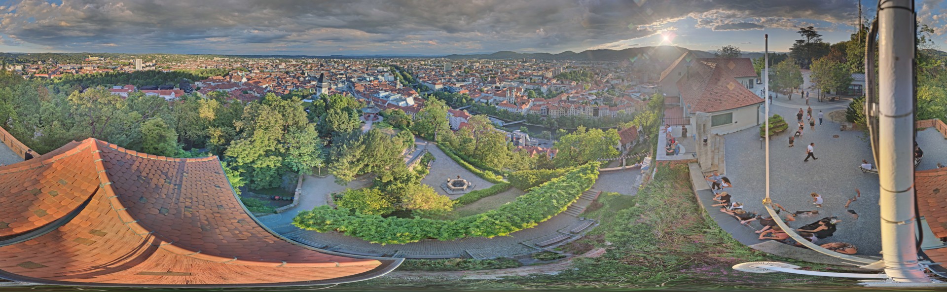 Archived image Graz: Webcam Castle Rock