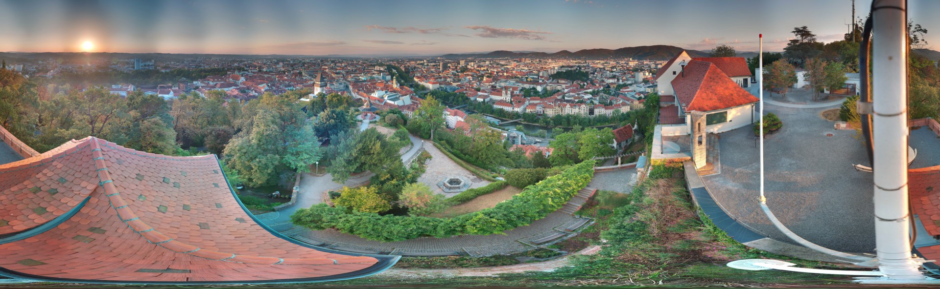 Archived image Graz: Webcam Castle Rock