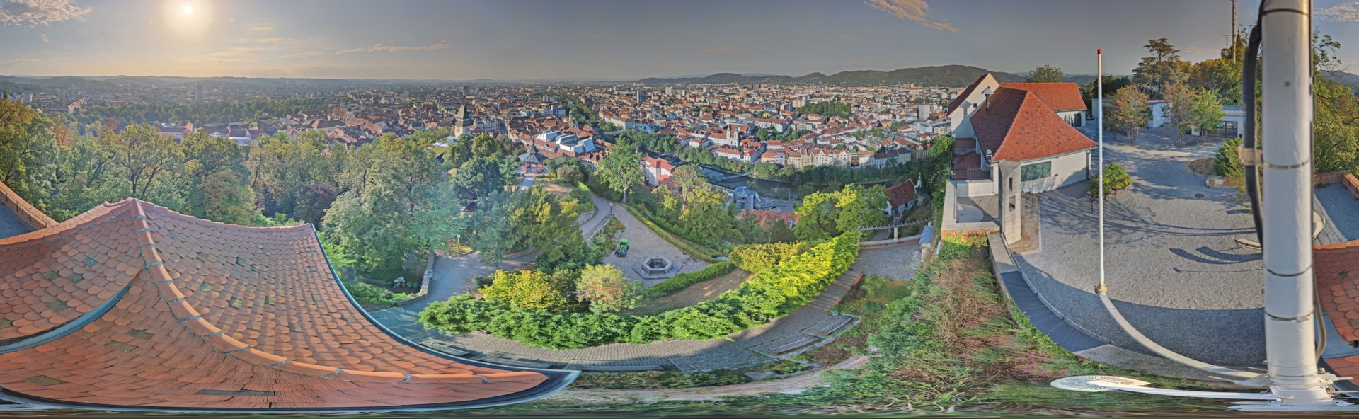 Archived image Graz: Webcam Castle Rock
