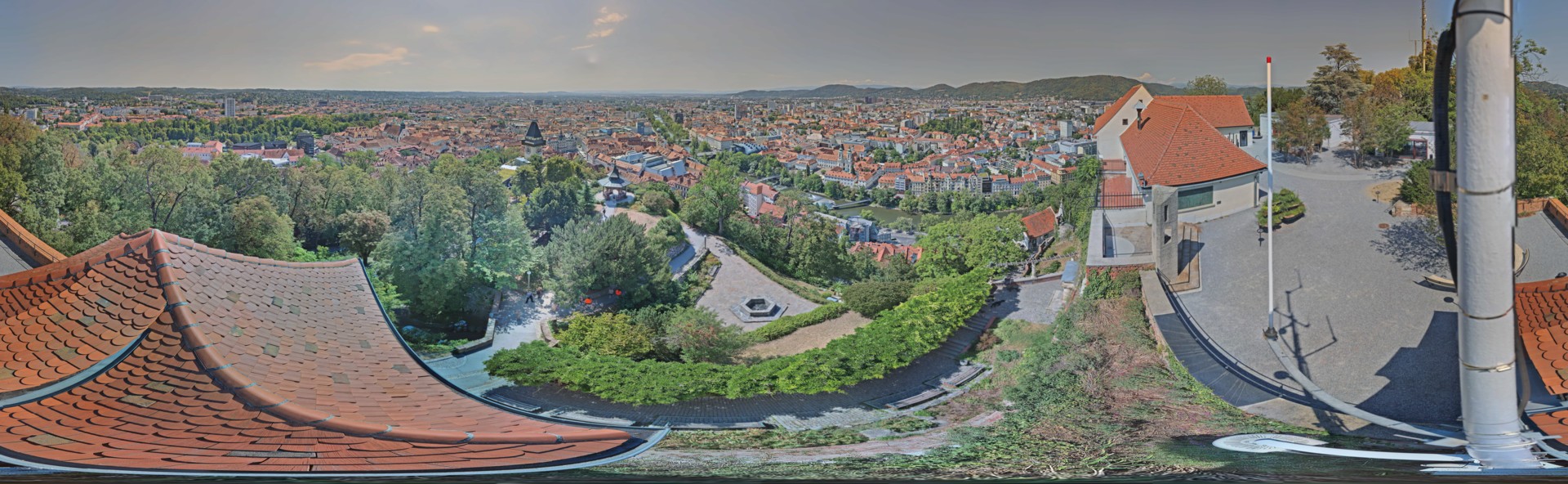 Archived image Graz: Webcam Castle Rock