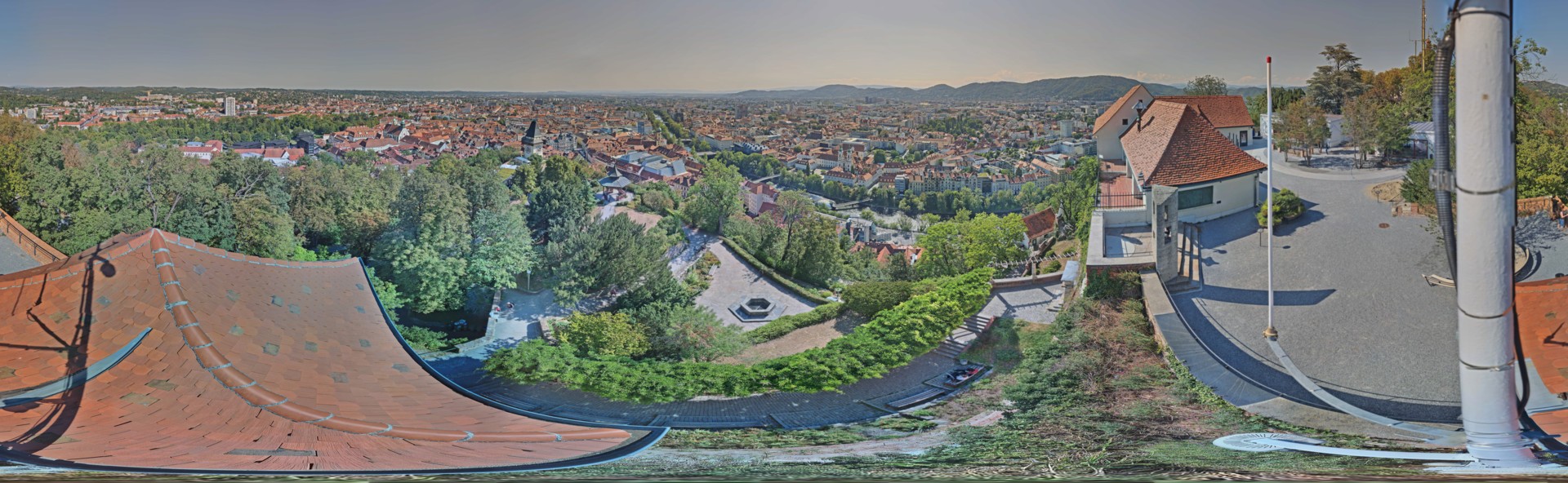Archived image Graz: Webcam Castle Rock
