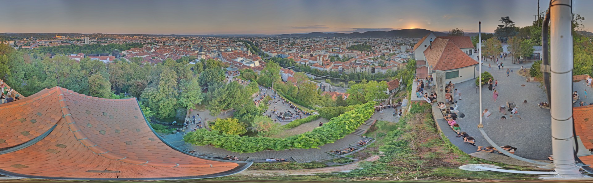 Archived image Graz: Webcam Castle Rock