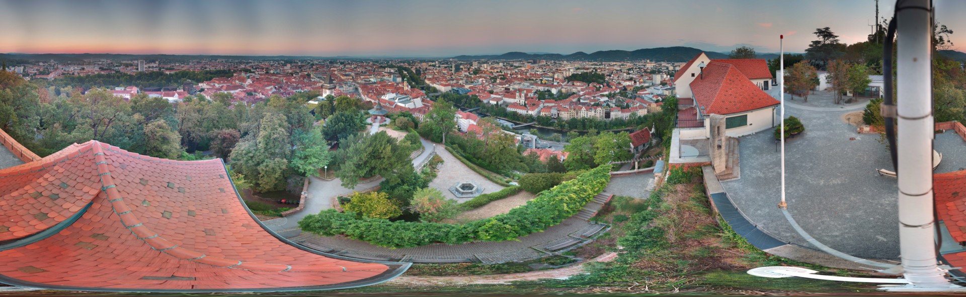 Archived image Graz: Webcam Castle Rock