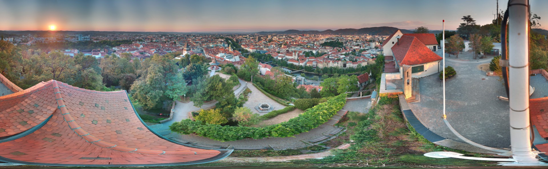 Archived image Graz: Webcam Castle Rock