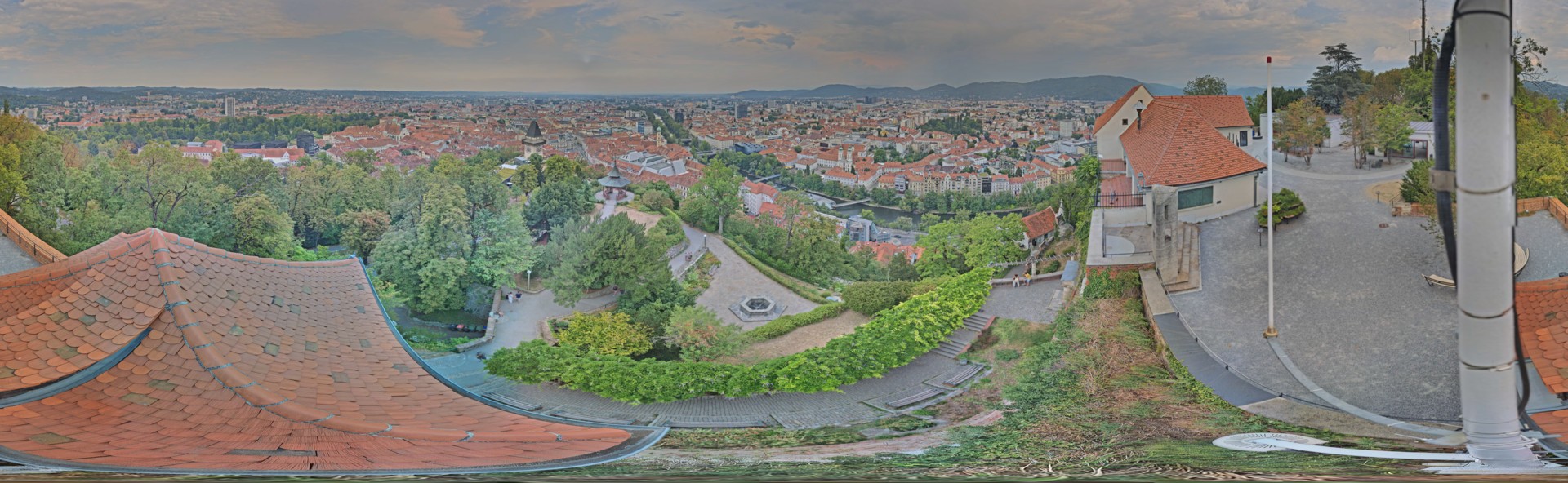 Archived image Graz: Webcam Castle Rock