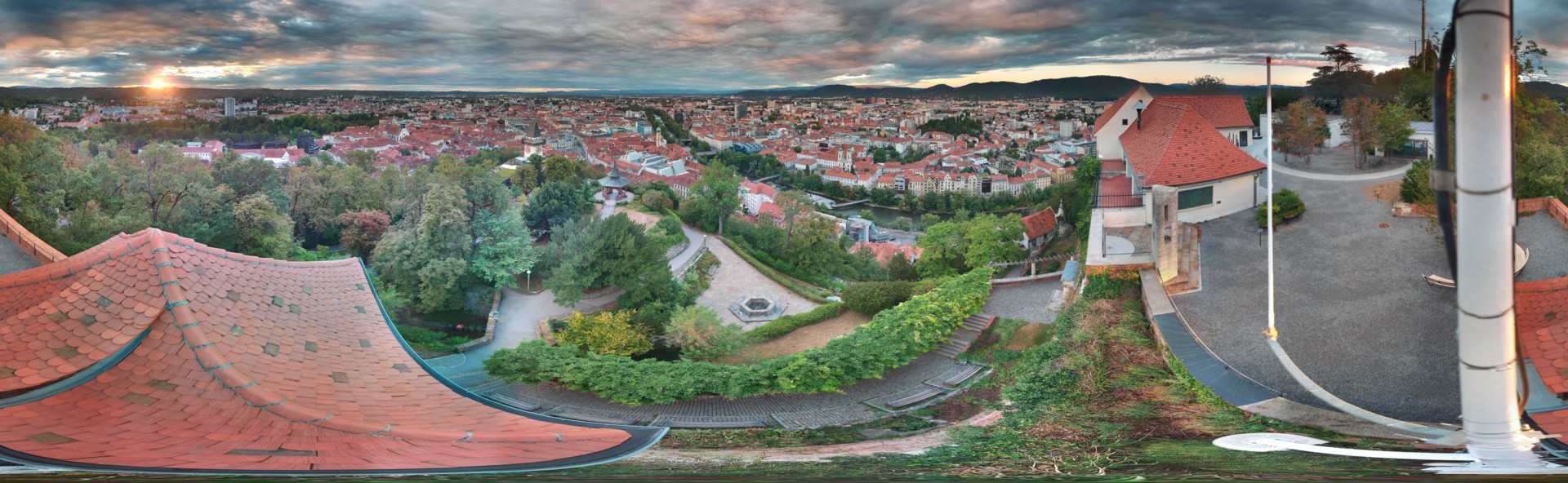 Archived image Graz: Webcam Castle Rock