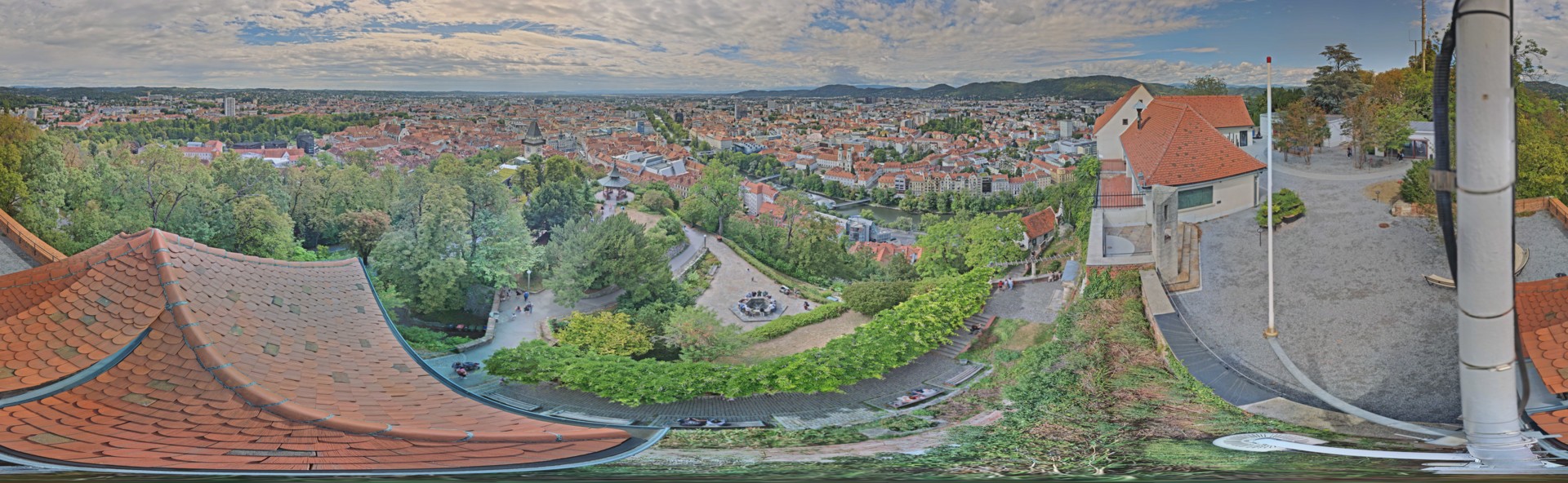 Archived image Graz: Webcam Castle Rock