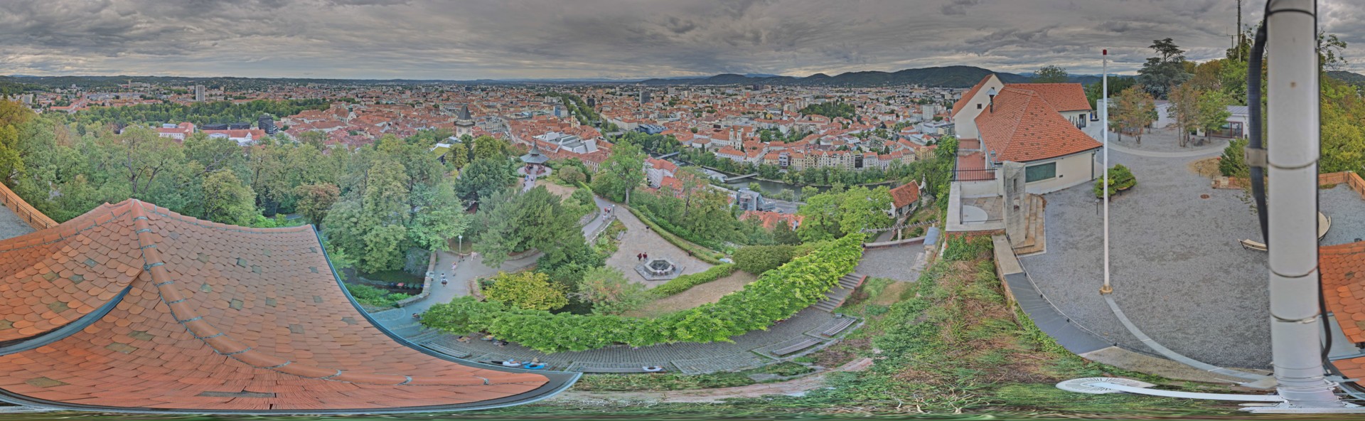 Archived image Graz: Webcam Castle Rock