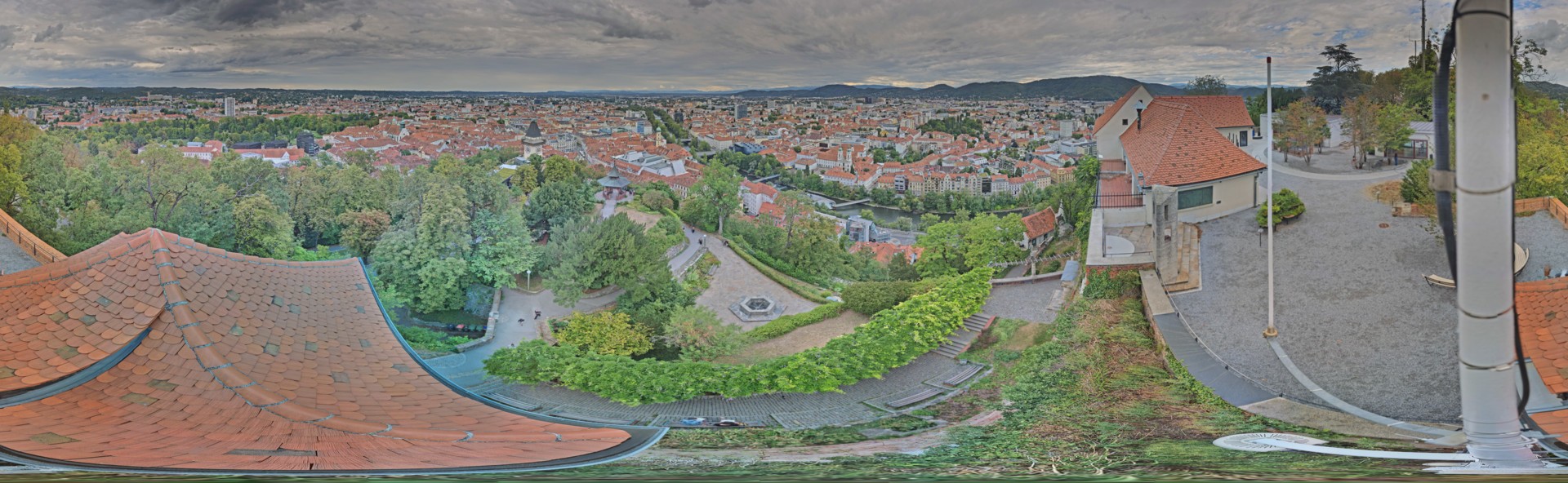 Archived image Graz: Webcam Castle Rock