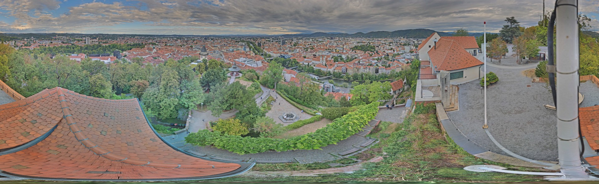 Archived image Graz: Webcam Castle Rock
