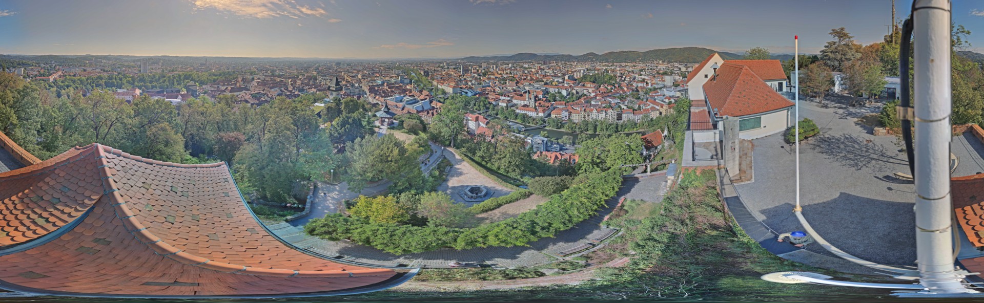 Archived image Graz: Webcam Castle Rock