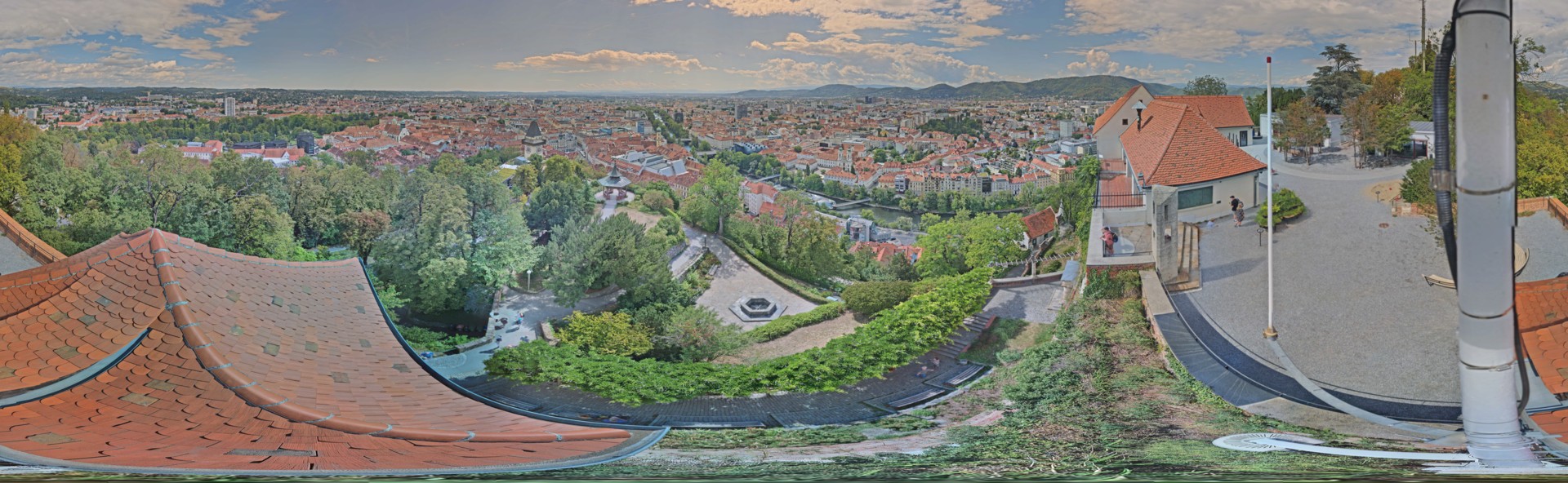 Archived image Graz: Webcam Castle Rock