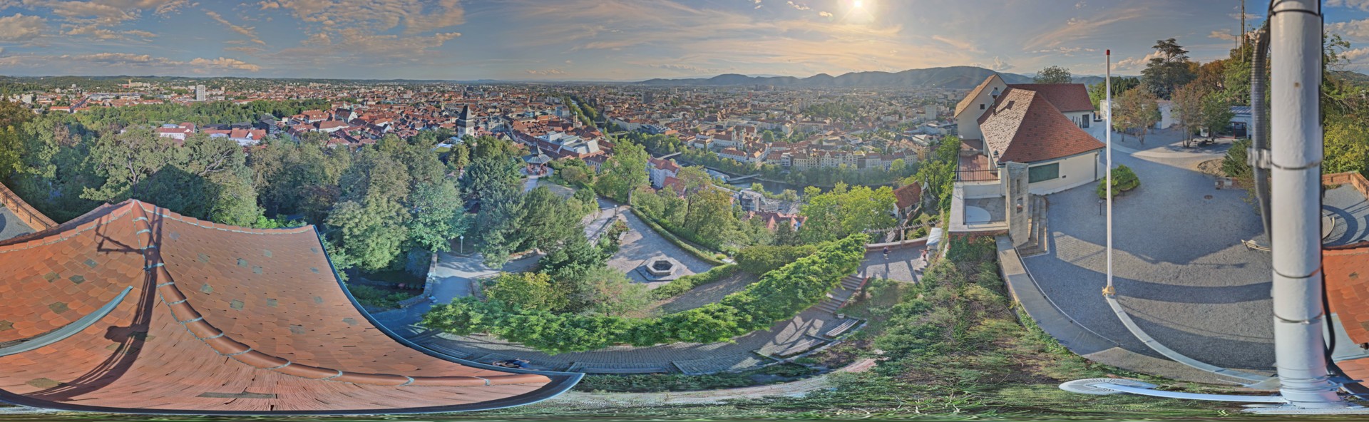 Archived image Graz: Webcam Castle Rock