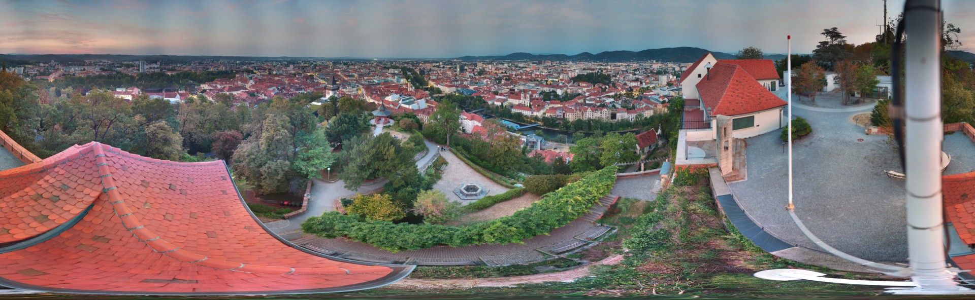 Archived image Graz: Webcam Castle Rock