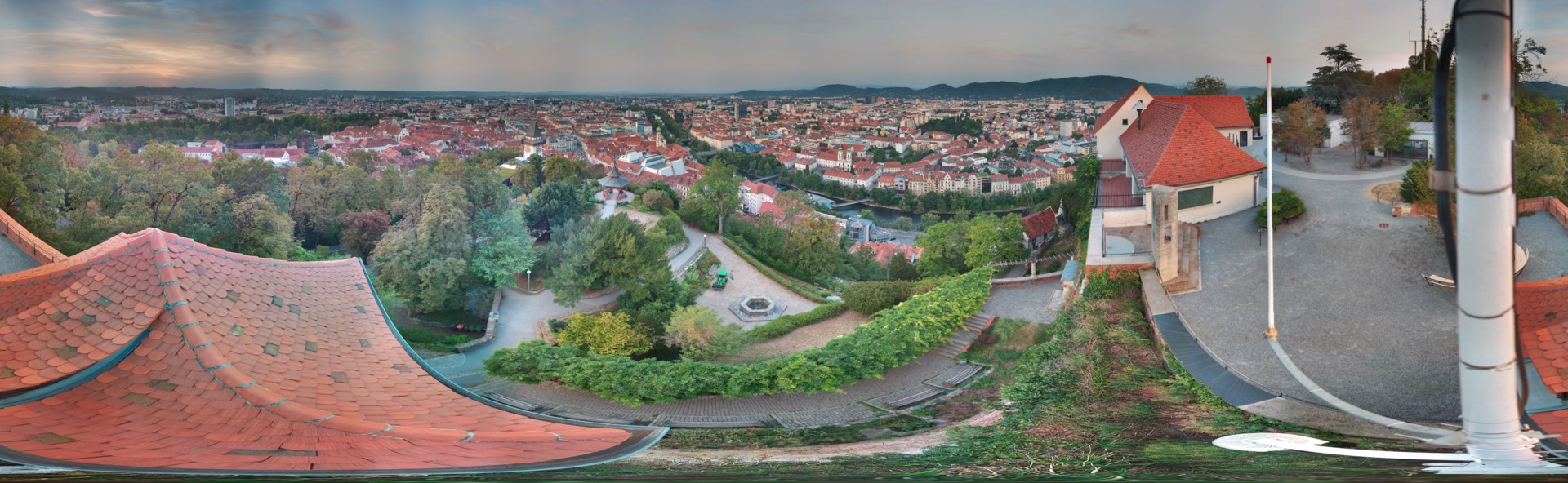 Archived image Graz: Webcam Castle Rock