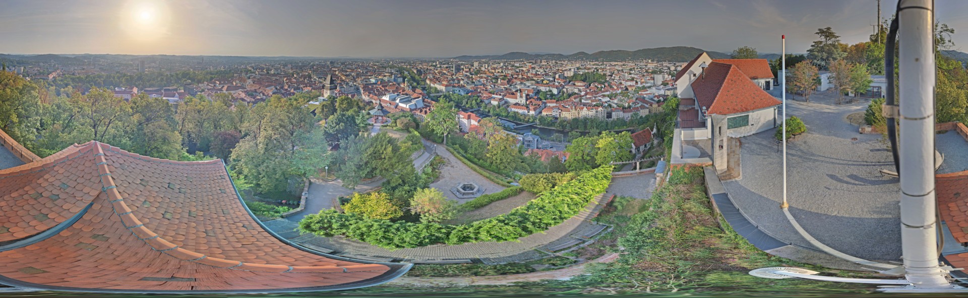 Archived image Graz: Webcam Castle Rock