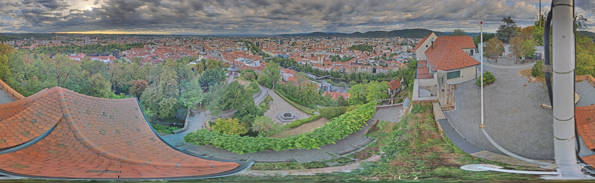 Archived image Graz: Webcam Castle Rock