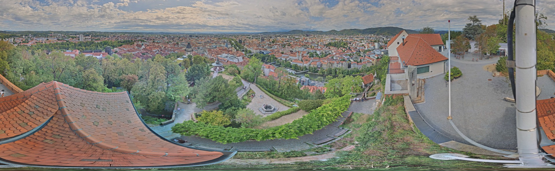 Archived image Graz: Webcam Castle Rock