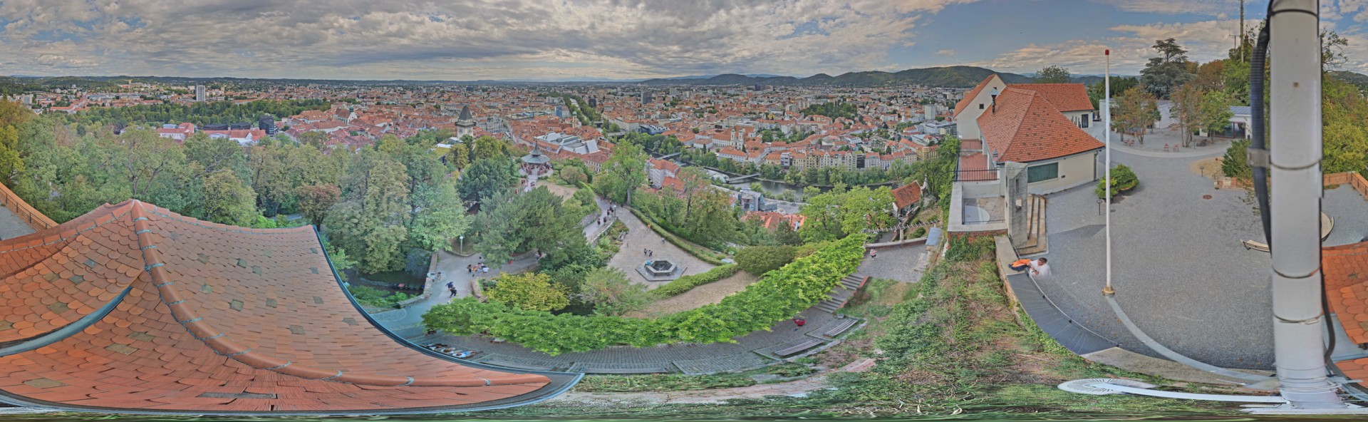 Archived image Graz: Webcam Castle Rock