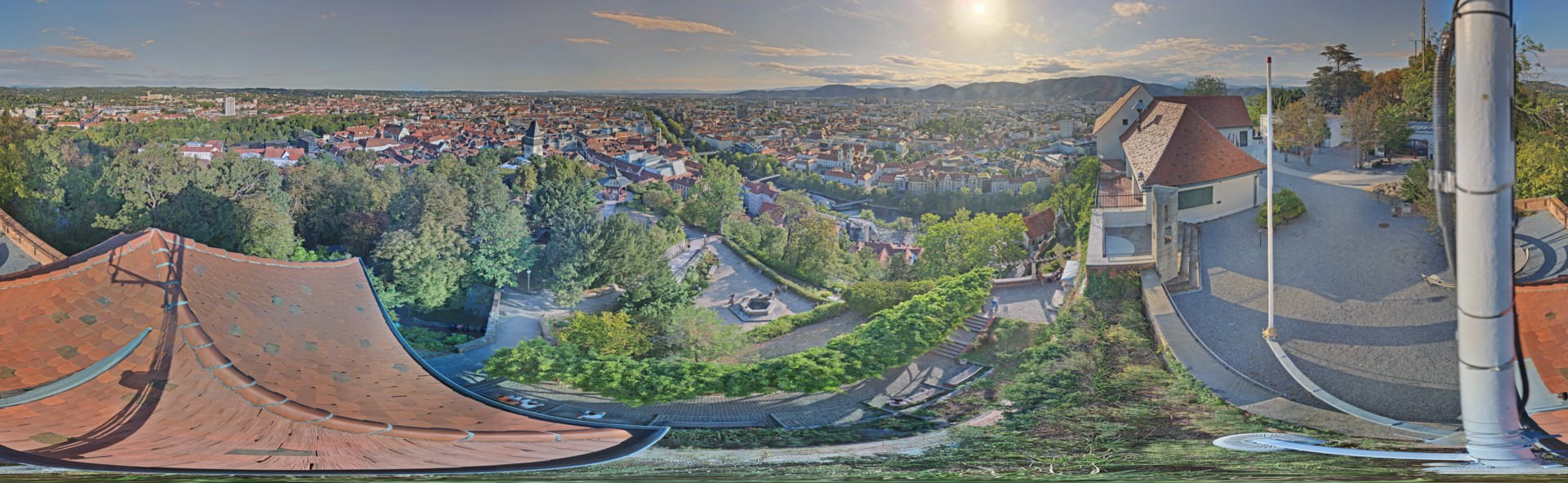 Archived image Graz: Webcam Castle Rock