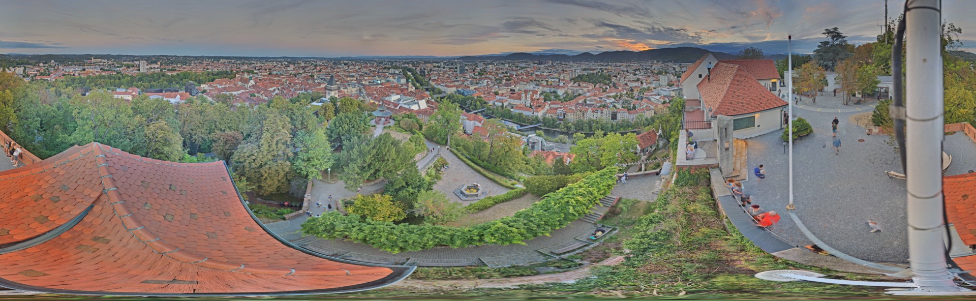 Archived image Graz: Webcam Castle Rock