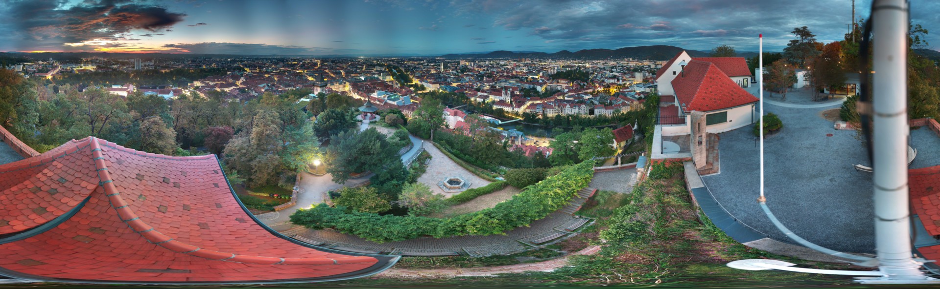 Archived image Graz: Webcam Castle Rock