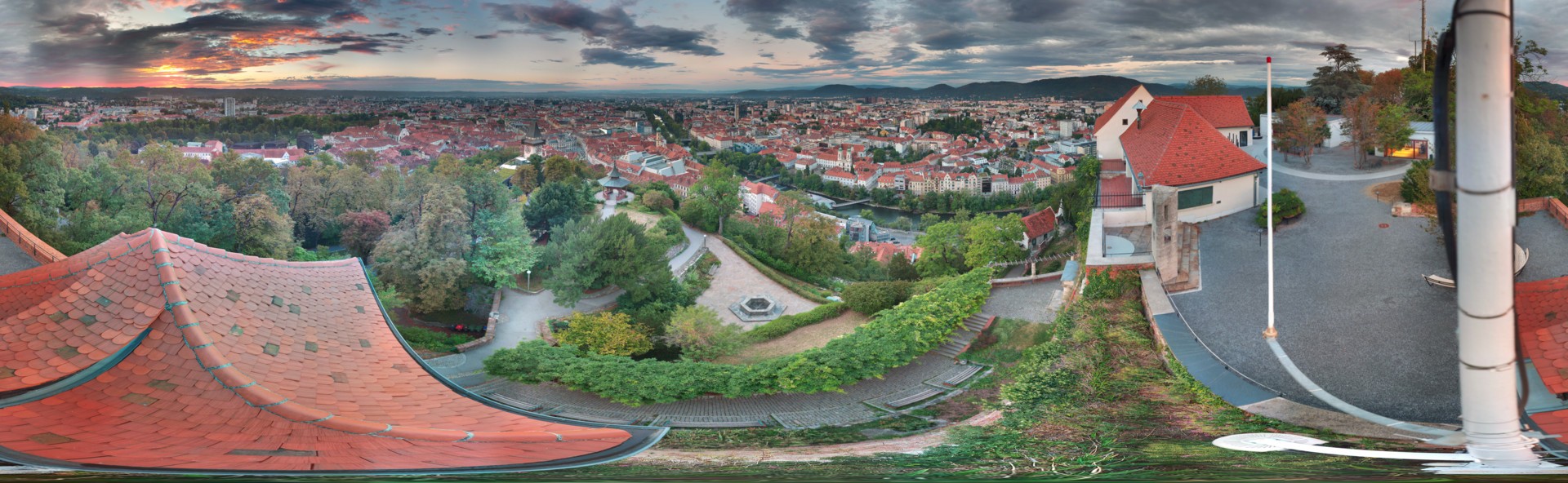 Archived image Graz: Webcam Castle Rock