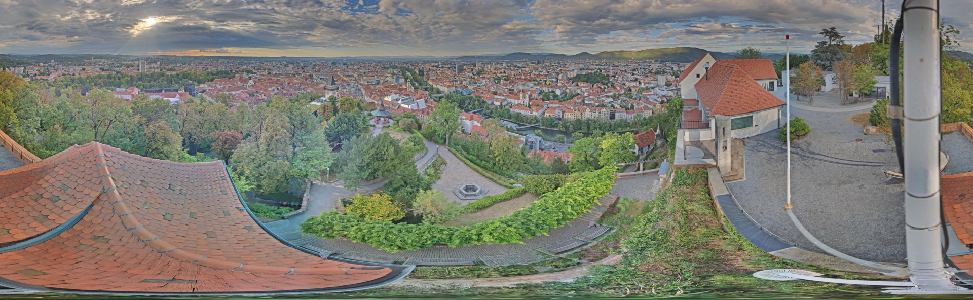 Archived image Graz: Webcam Castle Rock