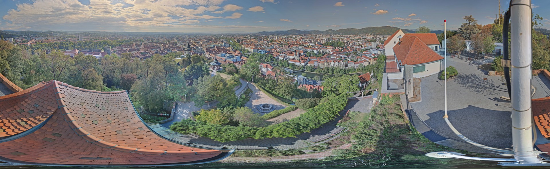 Archived image Graz: Webcam Castle Rock