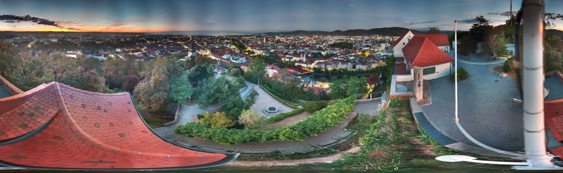 Archived image Graz: Webcam Castle Rock